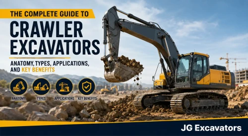 The Complete Guide to Crawler Excavators: Anatomy, Types, Applications, and Key Benefits