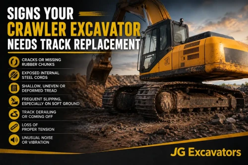 13 Signs Your Crawler Excavator Needs Track Replacement