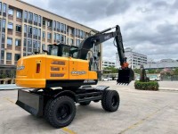 JG120S Wheeled Excavator, Customizable Construction Machinery with Yuchai Engine & 0.36m³ Bucket Capacity