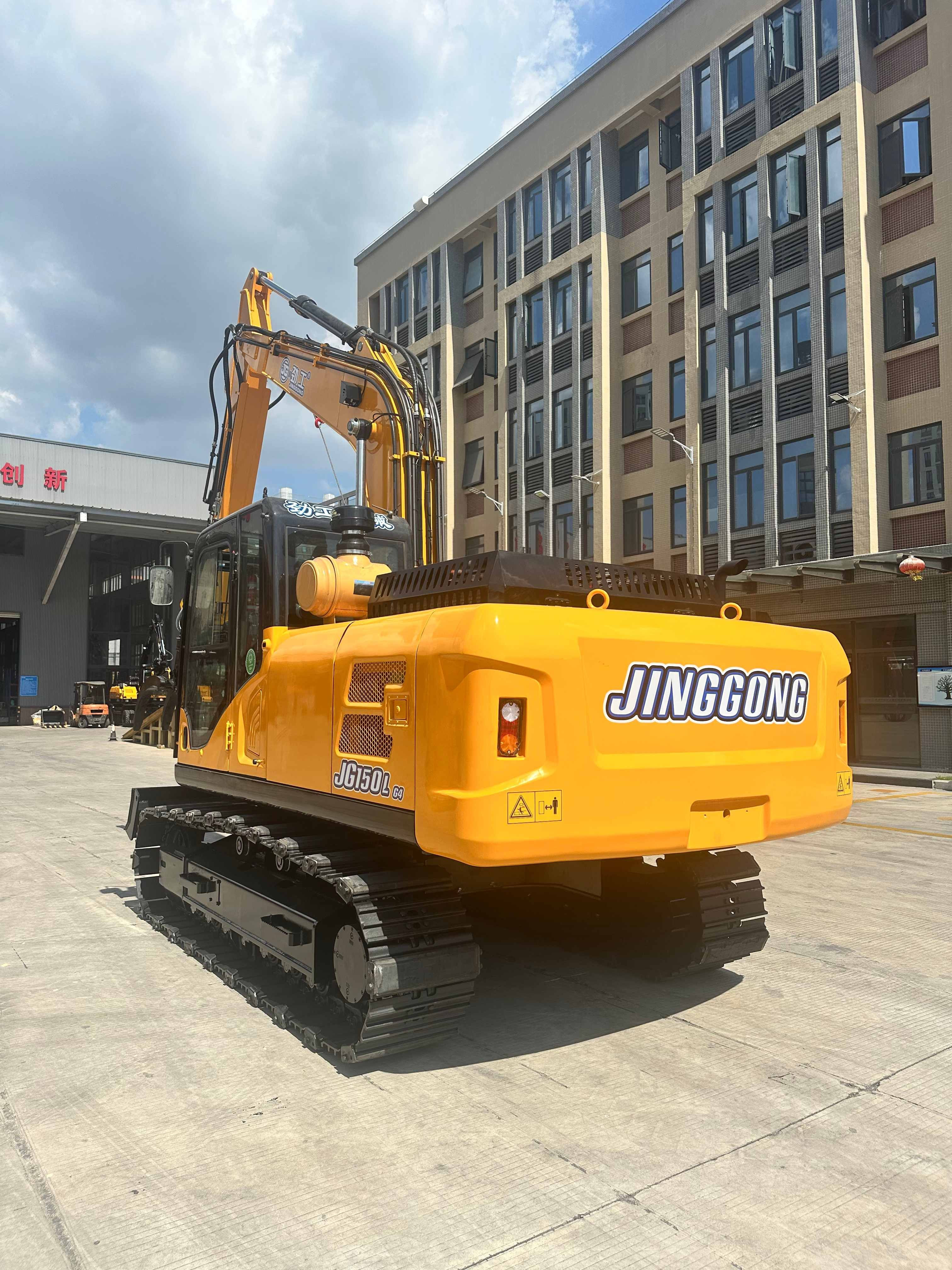 JG150L Crawler Excavator, Heavy-Duty Construction Machinery with Yuchai Engine & 0.56m³ Bucket for Efficient Digging