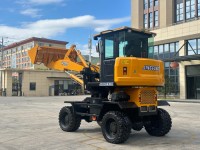 JG825  360° Rotating Loader, Wheeled Construction Machinery with 1.4m³ Bucket for Efficient Loading & Unloading