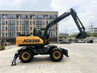 JG8288 Wheeled Hydraulic Excavator,Construction Machinery with Large Tires for Efficient Digging & Earthmoving