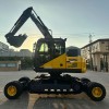 Dual-Mode 8-Ton Excavator | Instantly Switch Between Wheels and Tracks | Off-Road Tracks for Power(Model:JG75SL)