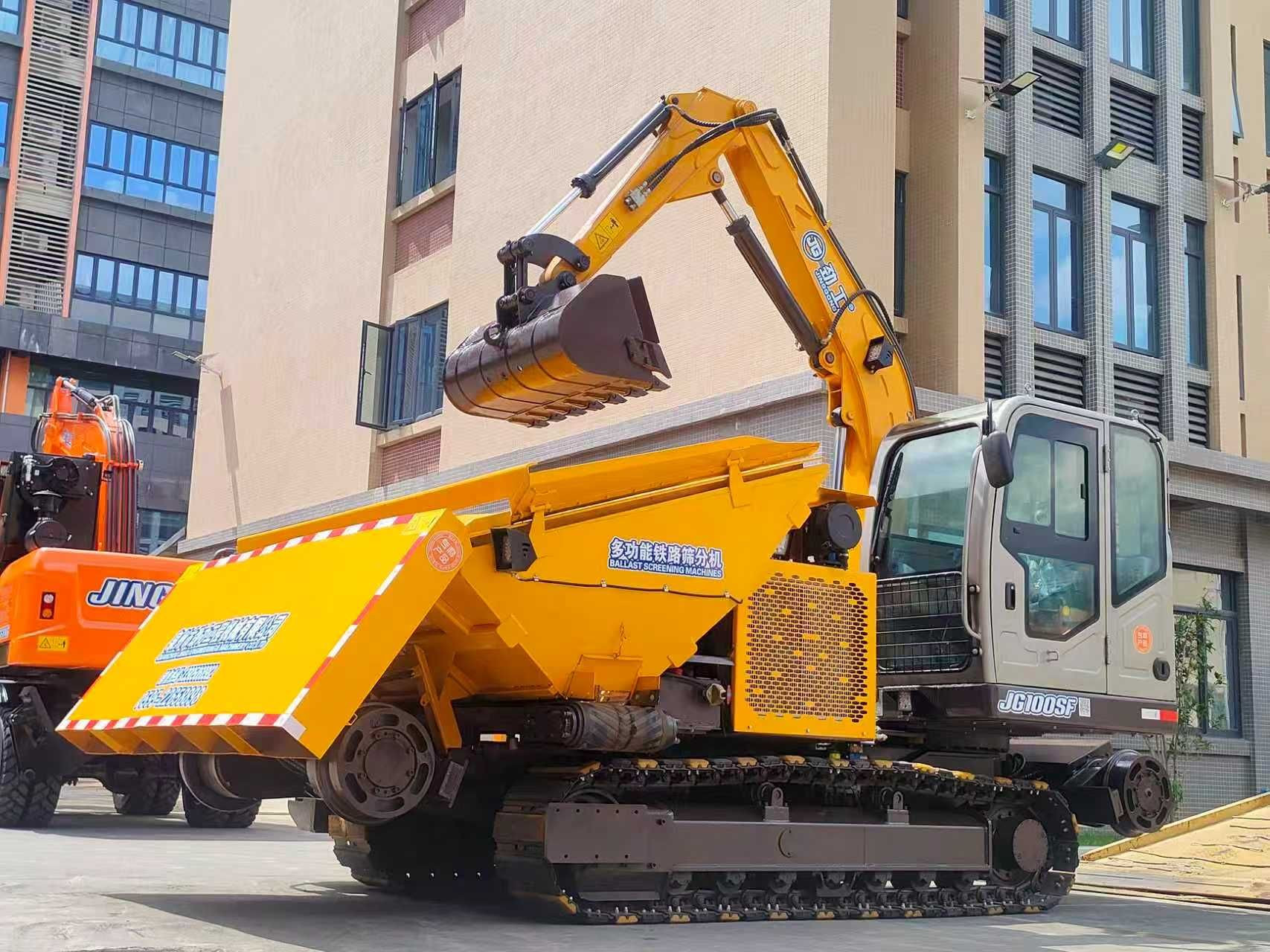 JG100SF Multifunctional Railway Screening  Machine, Hirail Special Machinery with Rescue Emergency Assistance System