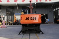JG125S Wheeled Excavator with Grapple, Heavy-Duty Construction Machinery for Log Handling & Material Handling