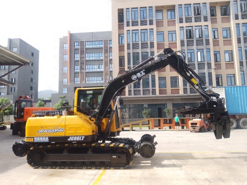 JG80LT 8.5 Ton Railway Sleeper Changing Machine with 360 Degree Rotating Grab and Optional Rescue System