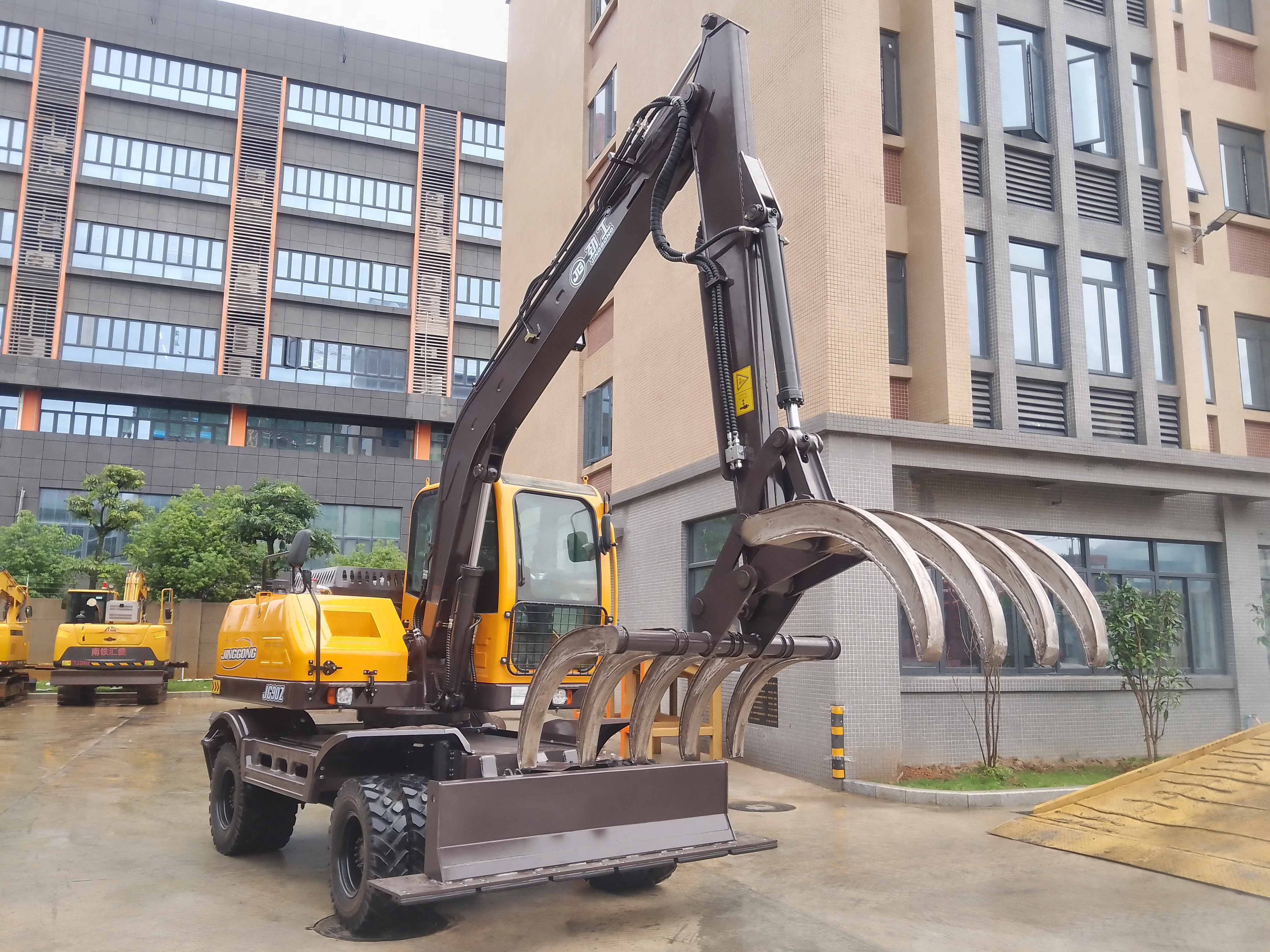 360° Rotating Material Handler JG90Z 7T Multifunctional Clamp Machine