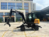 JG50S Compact Wheel Excavator 2380mm Dig Depth 5480mm Dump Height High Maneuverability
