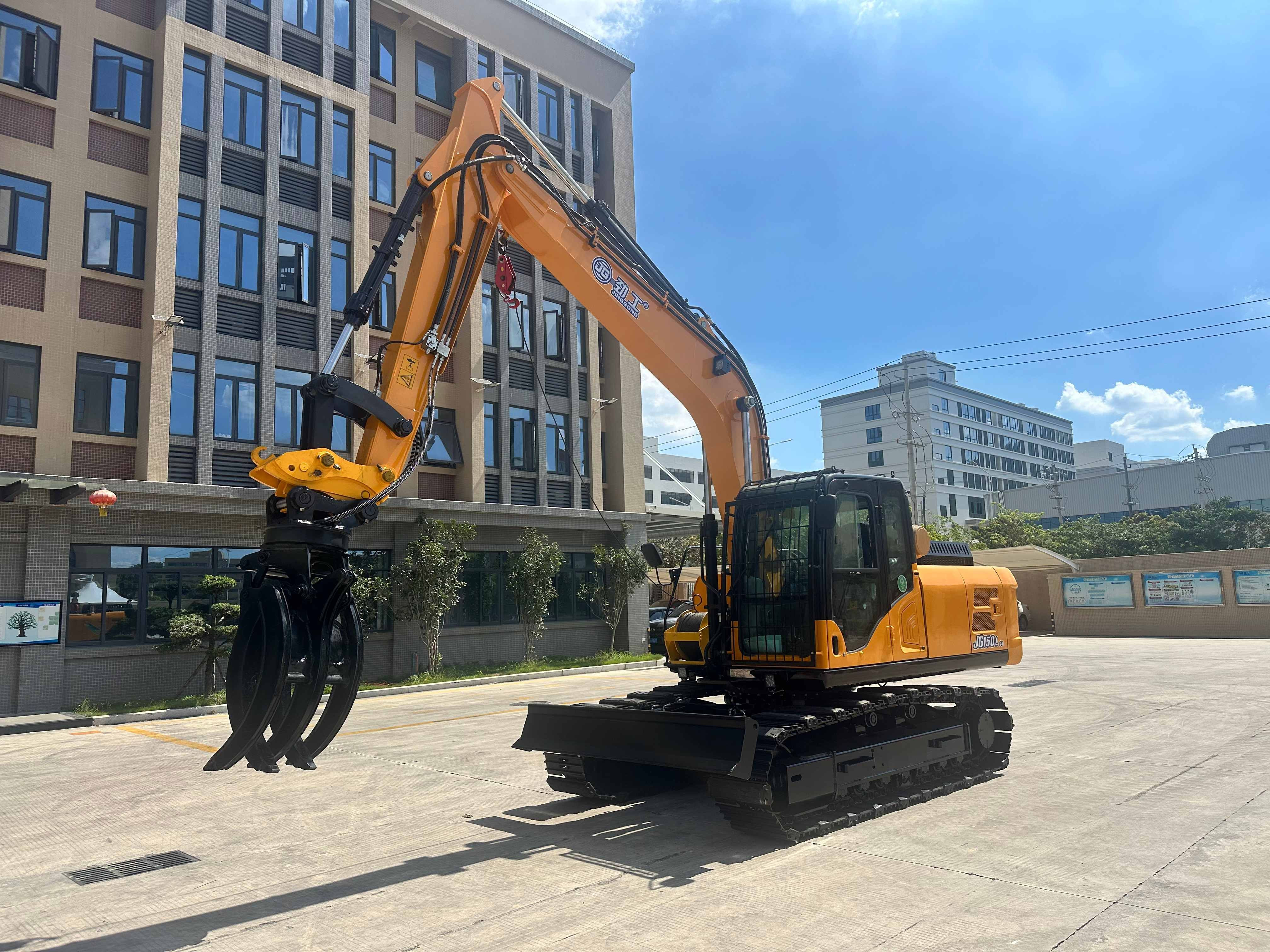 JG150L Crawler Excavator, Heavy-Duty Construction Machinery with Yuchai Engine & 0.56m³ Bucket for Efficient Digging