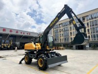 JG8288 Wheeled Hydraulic Excavator,Construction Machinery with Large Tires for Efficient Digging & Earthmoving