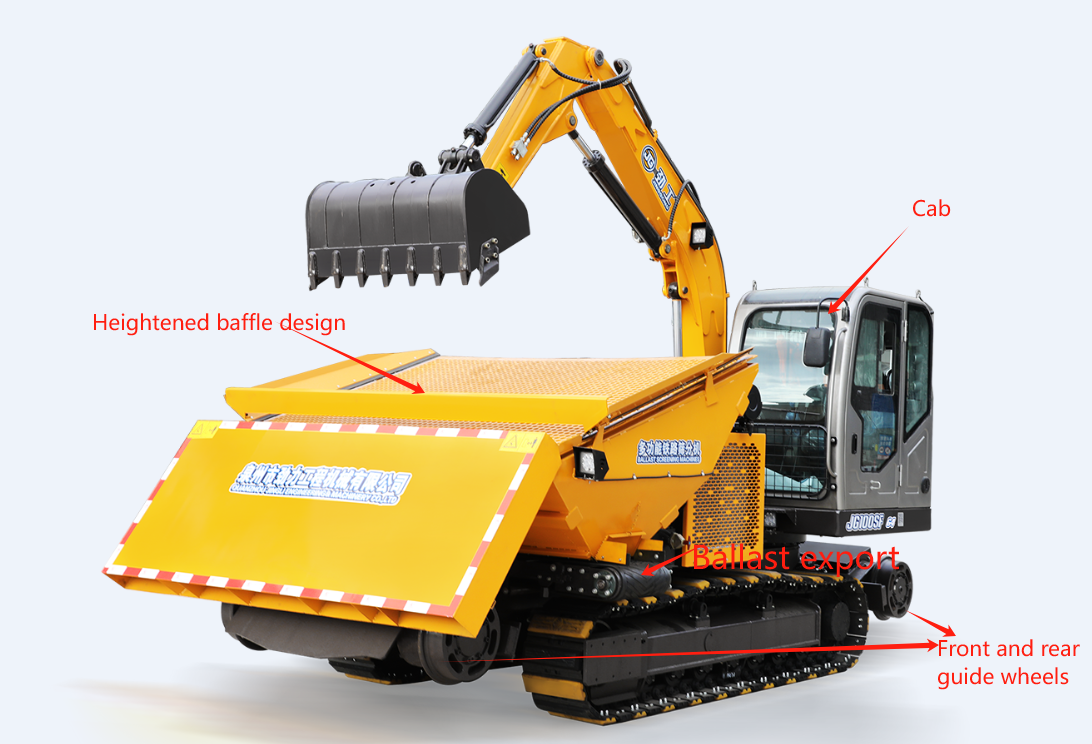 JG100SF Mixing Bin Distributor - Railway Track Maintenance Conveyance System