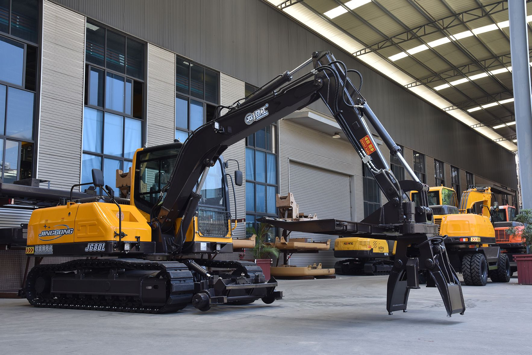 Jinggong Railway Equipment Railway Sleeper Laying Equipment Tamping Digger Pillow Change Rail Excav Buy