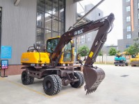 JG75S 6.5 Ton Wheeled Excavator with 3300mm Dig Depth and 48kw Engine