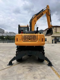 JG8288 Wheeled Hydraulic Excavator,Construction Machinery with Large Tires for Efficient Digging & Earthmoving