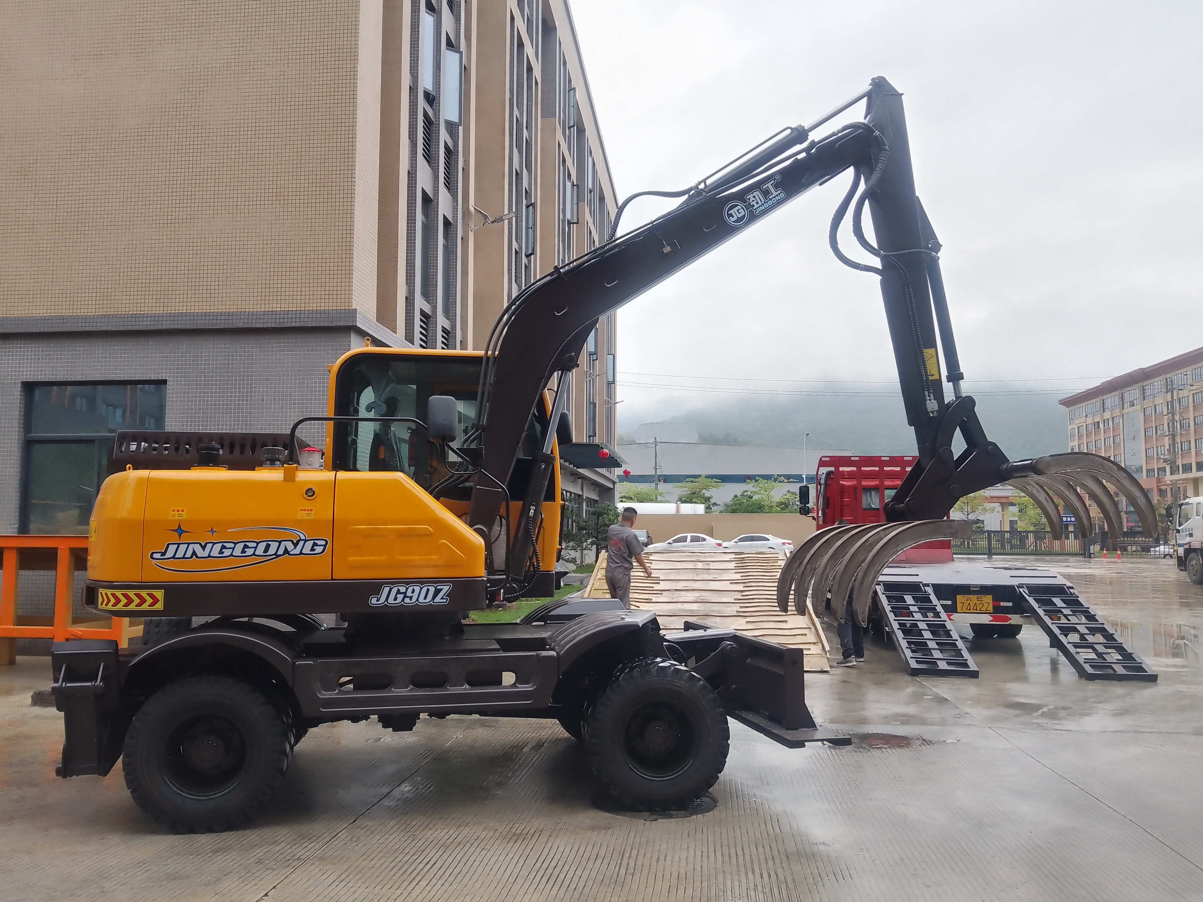 Wholesale 360° Rotating Material Handler JG90Z 7T Multifunctional Clamp ...