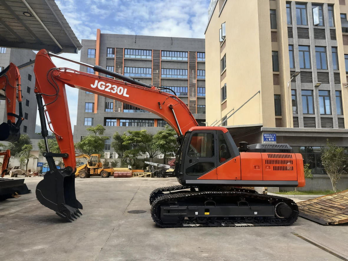 JG230L Crawler Excavator, Heavy-Duty Customizable Construction Machinery with Cummins Engine & 1m³ Bucket Capacity